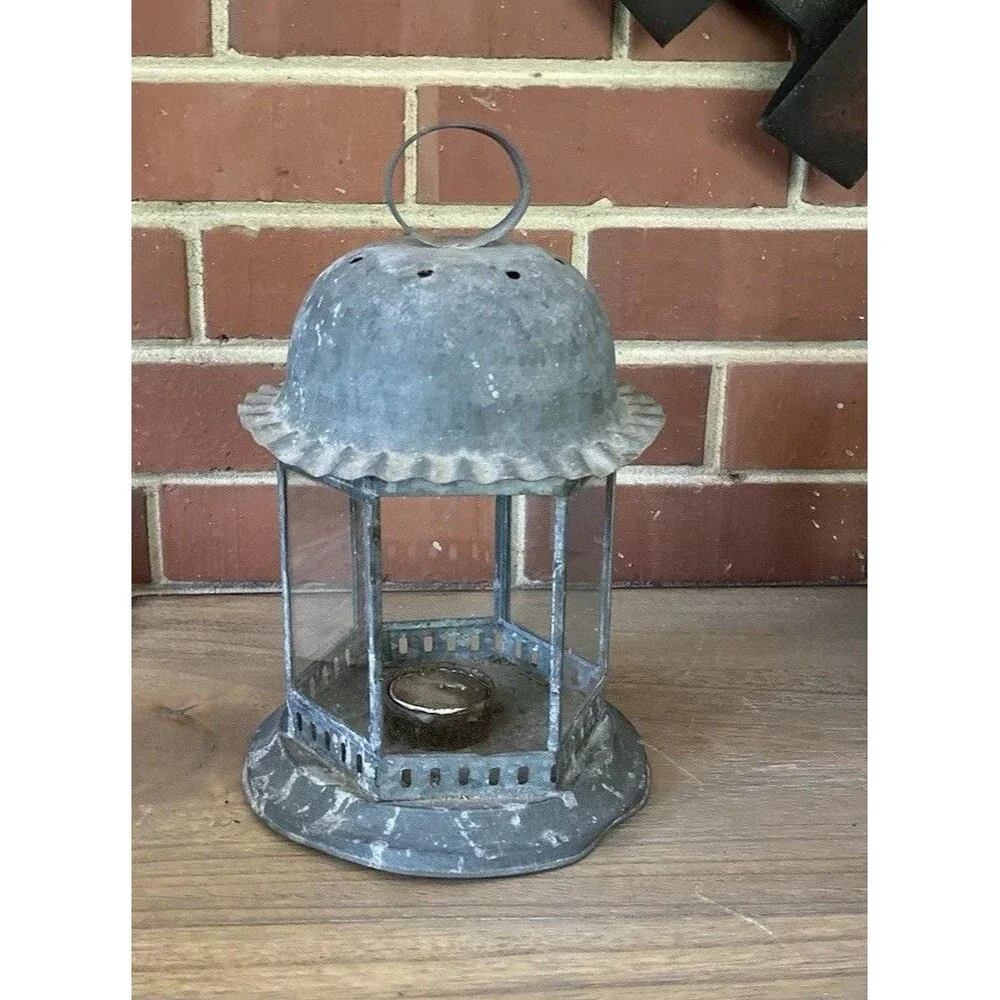Wedding Candle Holder Lantern Rustic Home Decor Tea Light Pillar Outdoor Garden